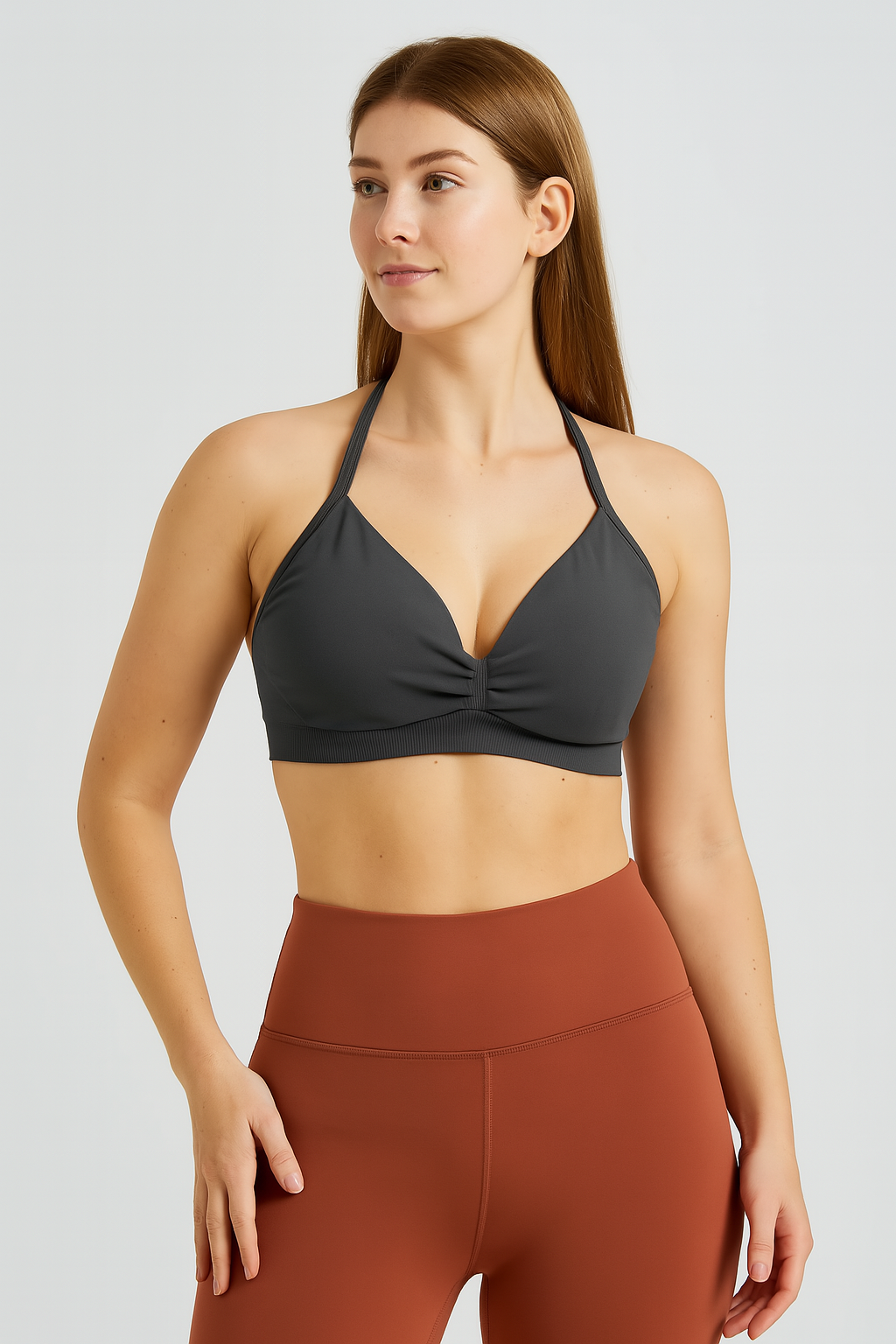 Open-Back Yoga Top – Seamless, Breathable, Padded - Willen