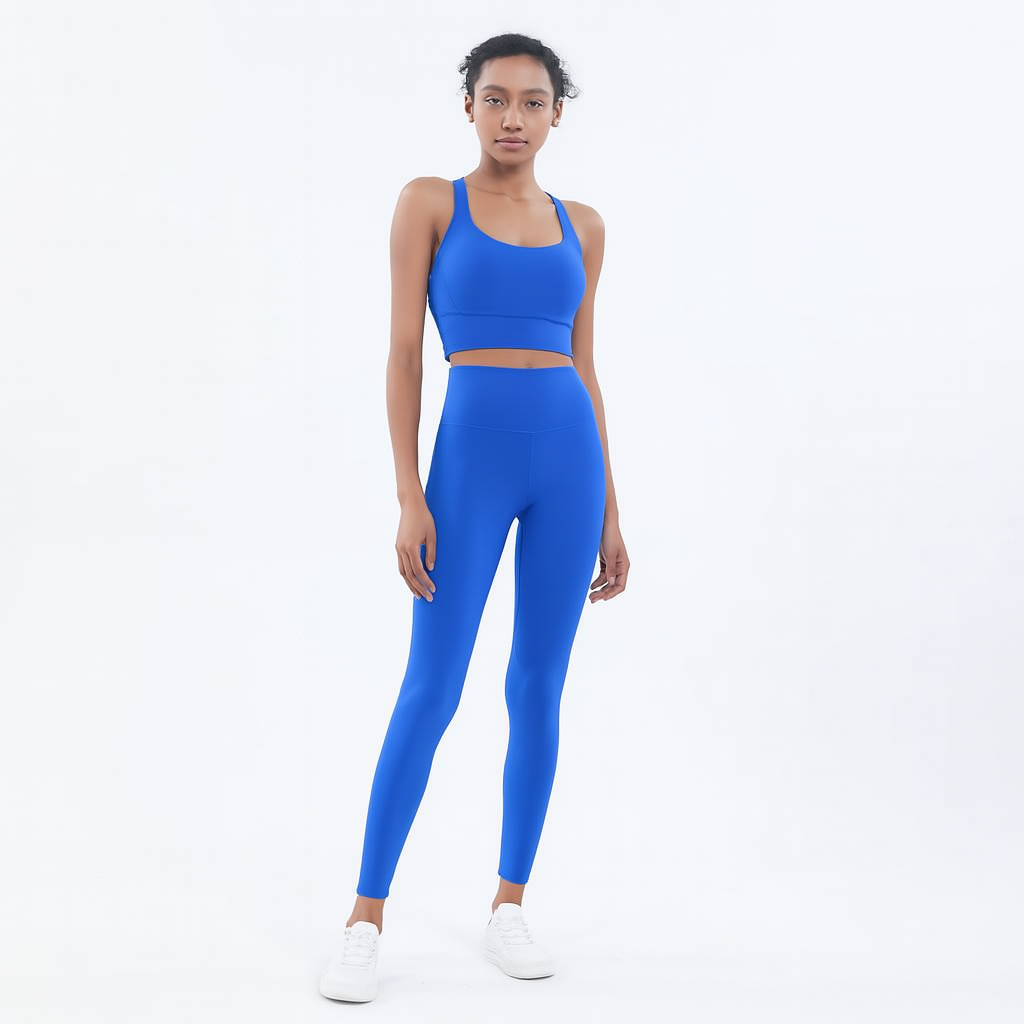 2-Piece Yoga & Fitness Set – High-Waist, Seamless Nylon - Willen