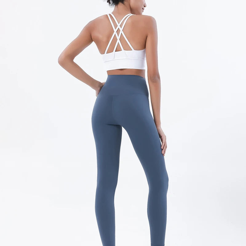 2-Piece Yoga & Fitness Set – High-Waist, Seamless Nylon - Willen