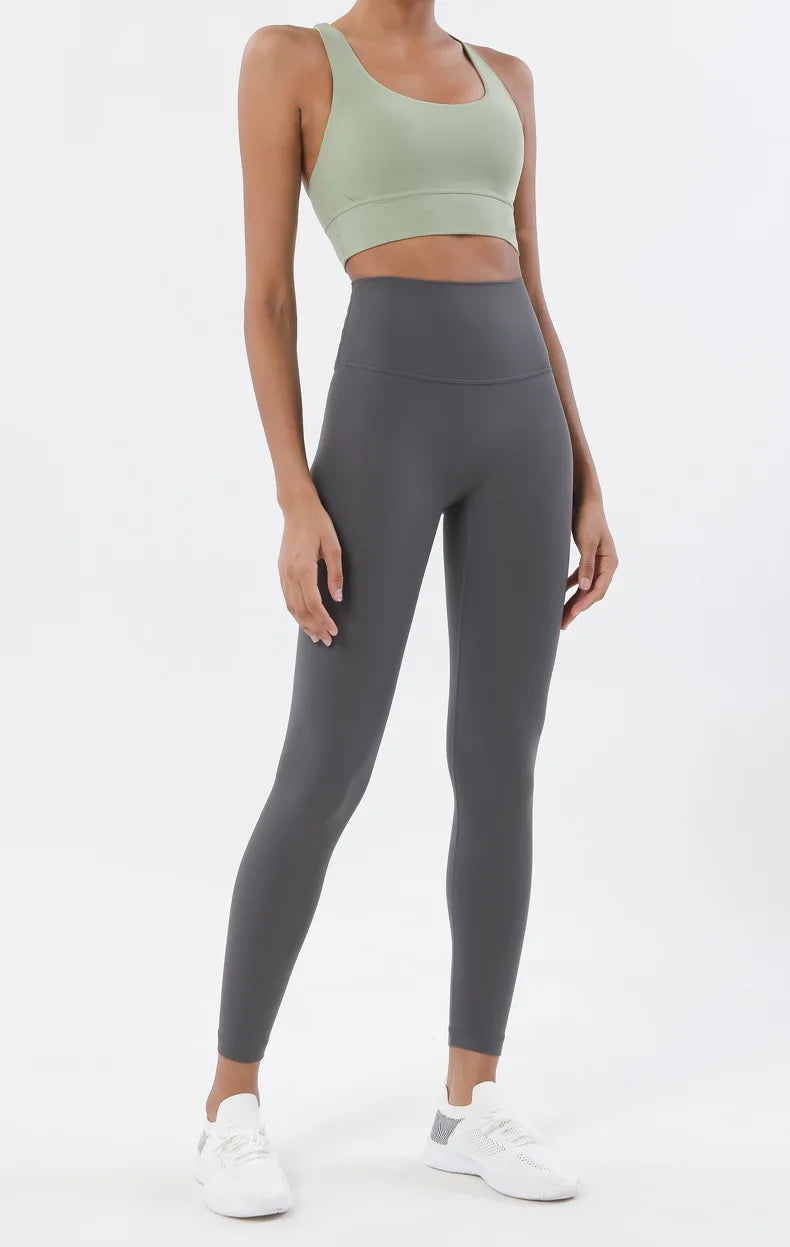 2-Piece Yoga & Fitness Set – High-Waist, Seamless Nylon - Willen