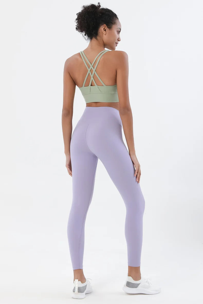 2-Piece Yoga & Fitness Set – High-Waist, Seamless Nylon - Willen