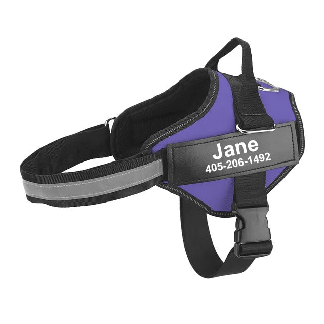 Reflective Dog Harness – Adjustable, Breathable, Padded - Willen