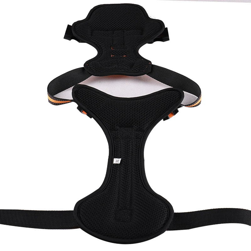 Reflective Adjustable Dog Harness – Breathable, Padded, with Custom Patch - Willen
