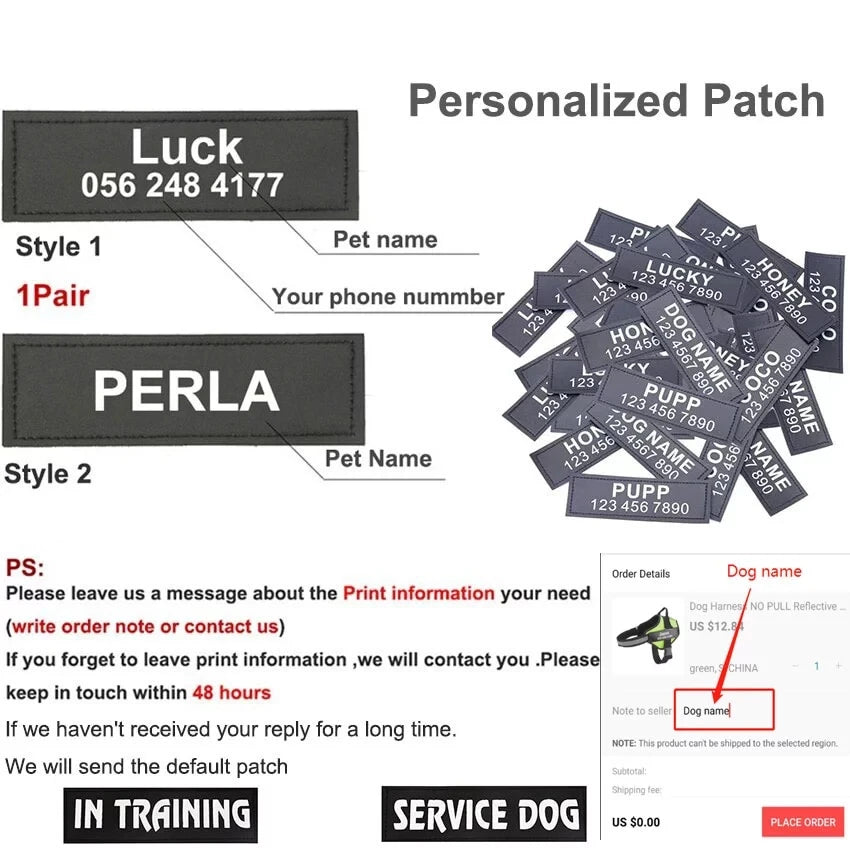 Reflective Dog Harness – Adjustable, Breathable, Padded - Willen