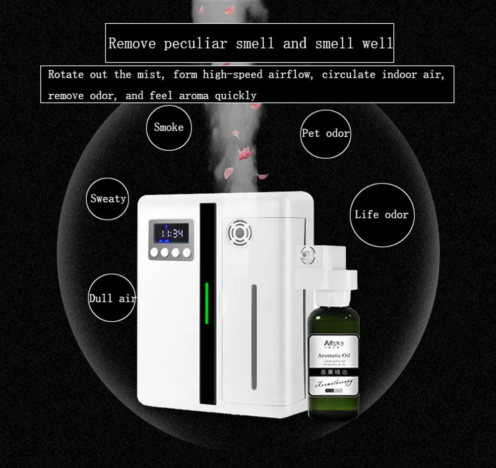 Aroma Diffuser for Large Spaces – Wall Mount, 160ml, Bluetooth Control - Willen