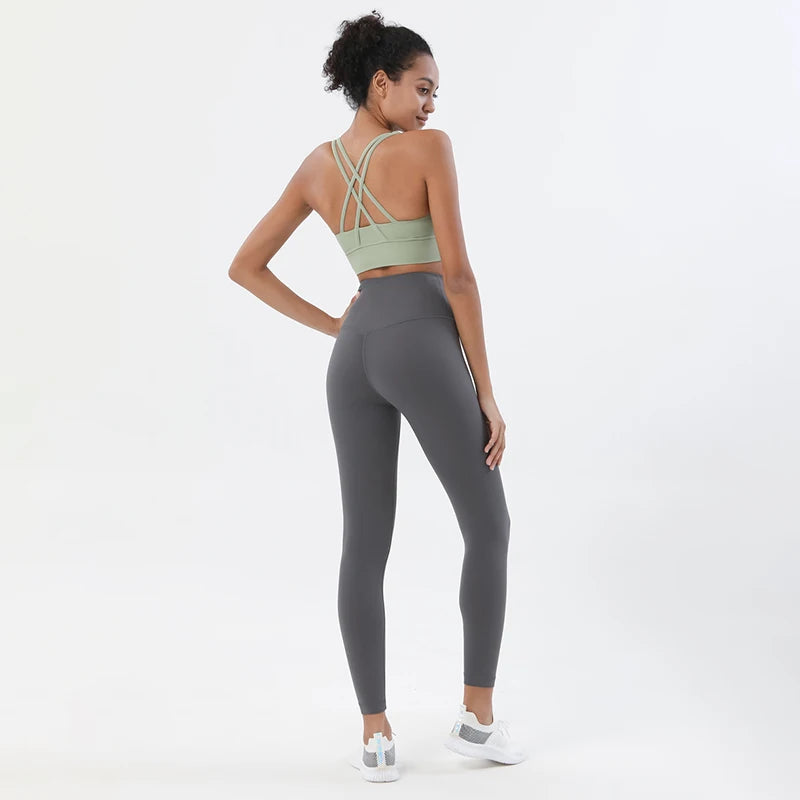 2-Piece Yoga & Fitness Set – High-Waist, Seamless Nylon - Willen