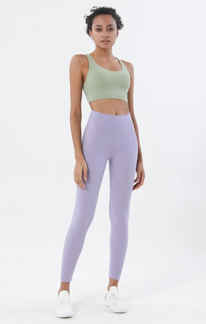 2-Piece Yoga & Fitness Set – High-Waist, Seamless Nylon - Willen