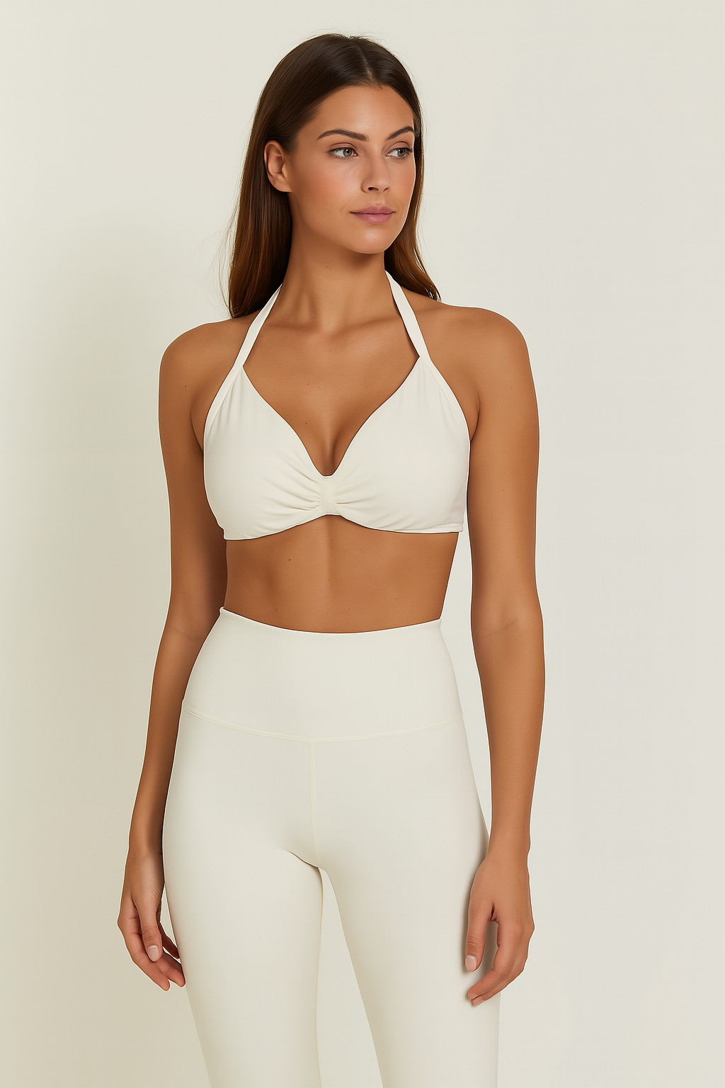 Open-Back Yoga Top – Seamless, Breathable, Padded - Willen
