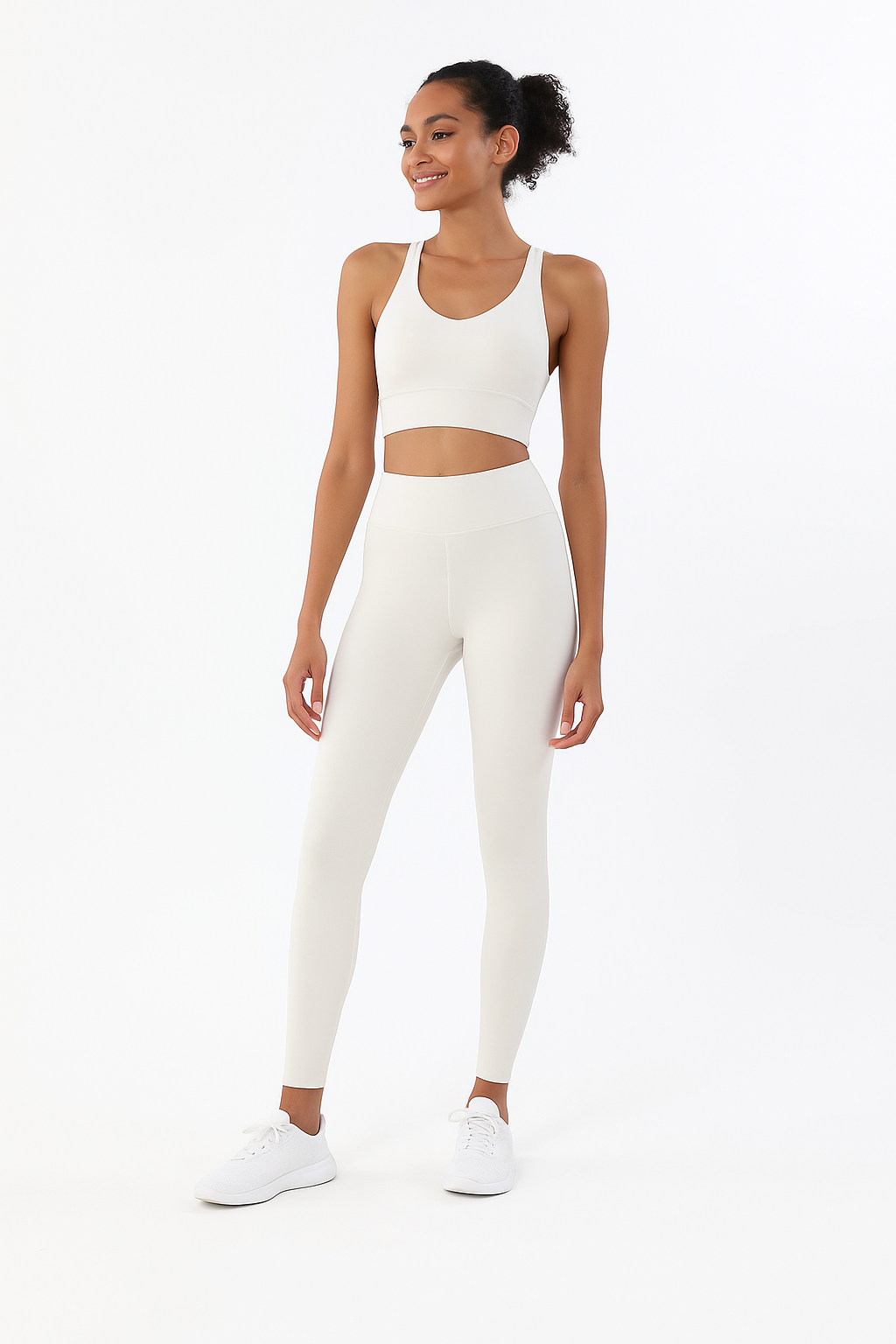 2-Piece Yoga & Fitness Set – High-Waist, Seamless Nylon - Willen