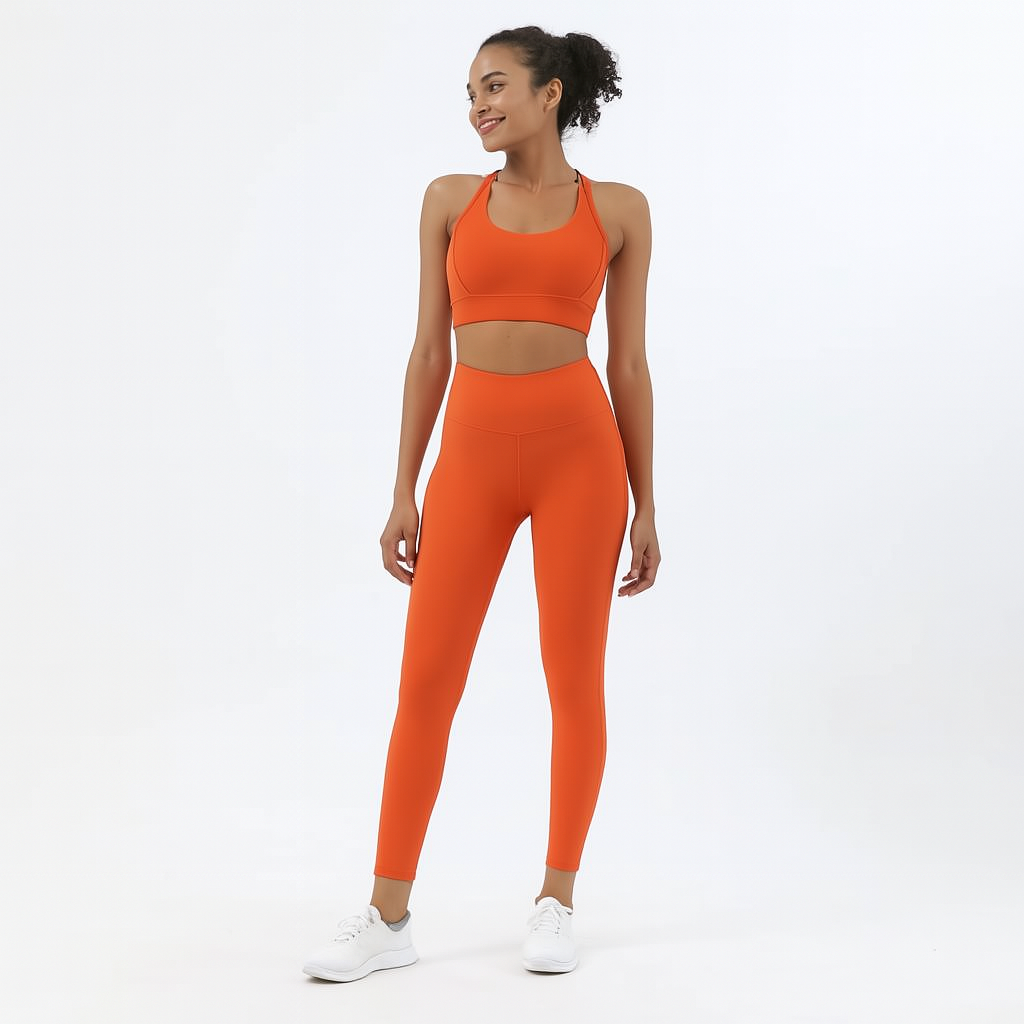 2-Piece Yoga & Fitness Set – High-Waist, Seamless Nylon - Willen