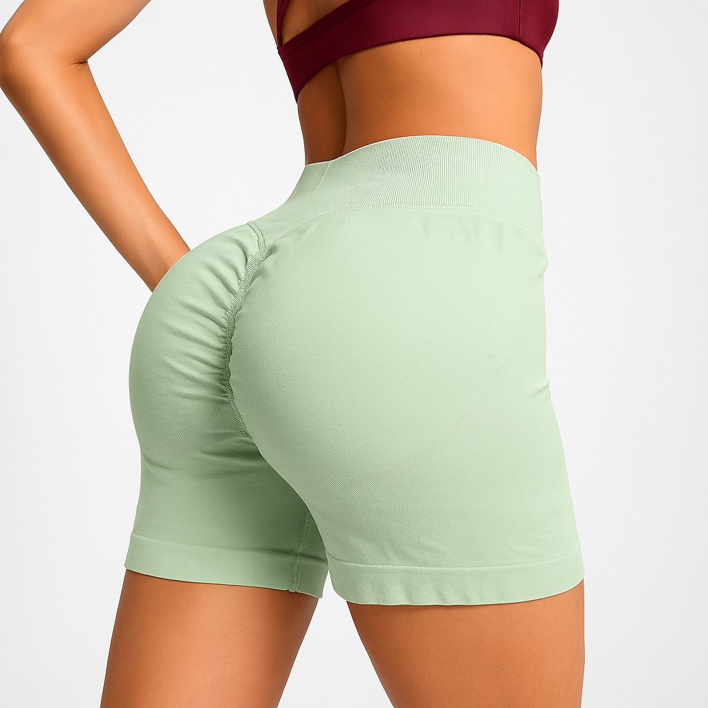 RibFlex Seamless Biker Shorts – High-Waisted Fit with Ribbed Waistband - Willen