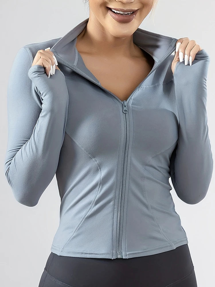 WarmFlex Yoga Jacket – Lightweight Slim-Fit Training Layer for Women - Willen