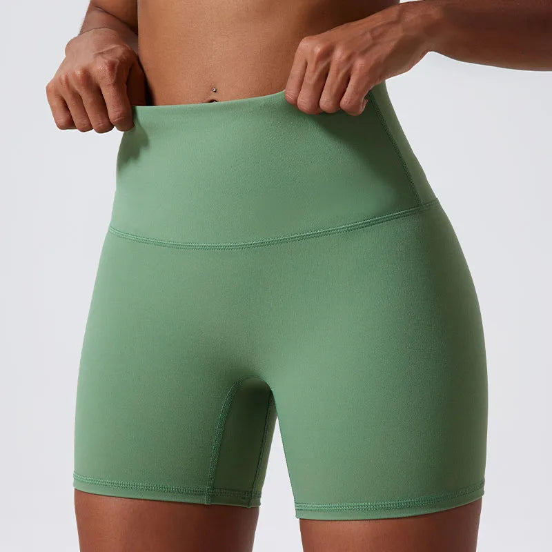 Seamless Yoga Shorts – High-Waist Stretch Design with Breathable Comfort - Willen