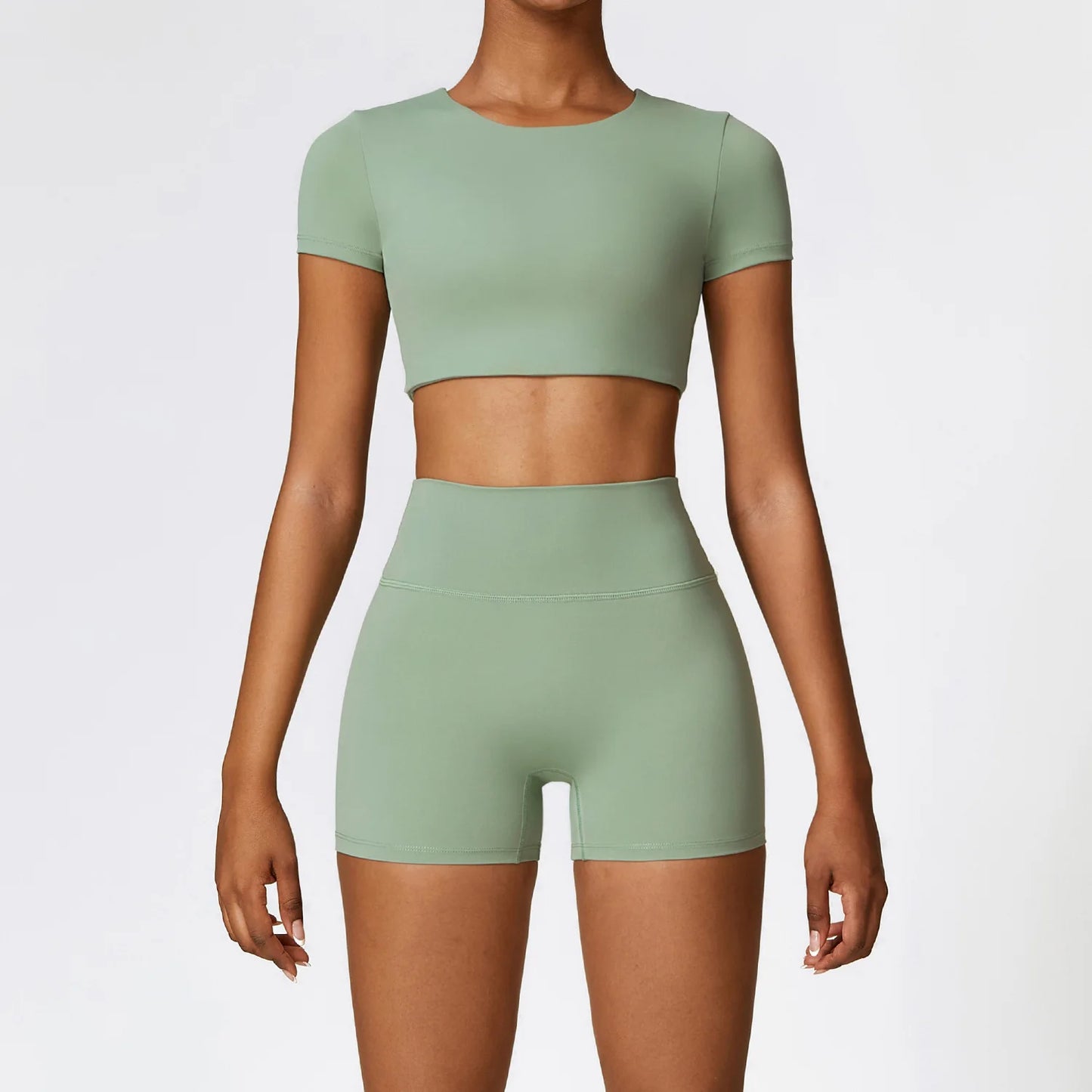 Seamless 2-Piece Yoga & Fitness Set – Nylon, Breathable - Willen