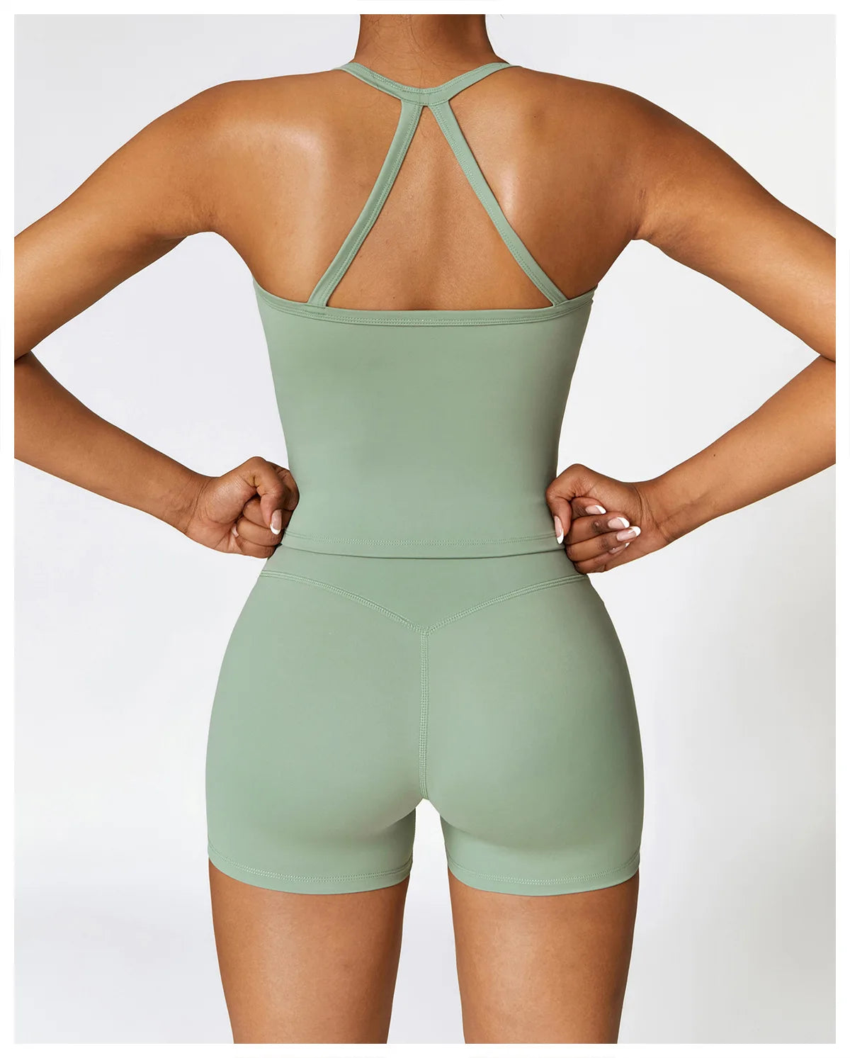 Seamless 2-Piece Yoga & Fitness Set – Nylon, Breathable - Willen