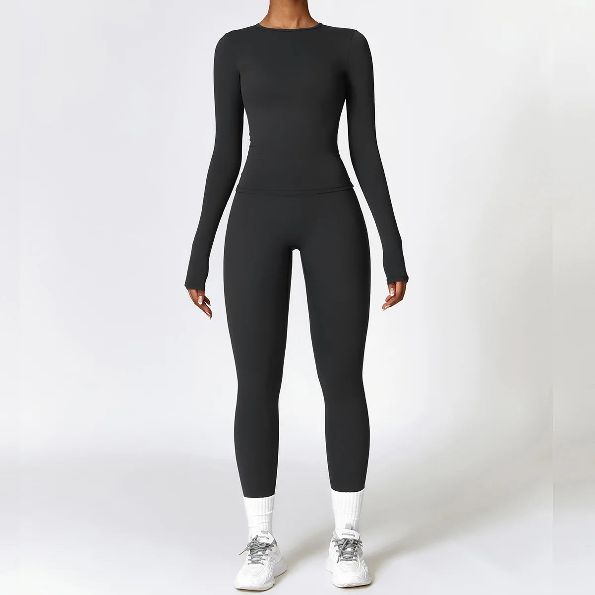 Seamless 2-Piece Yoga & Fitness Set – Nylon, Breathable - Willen