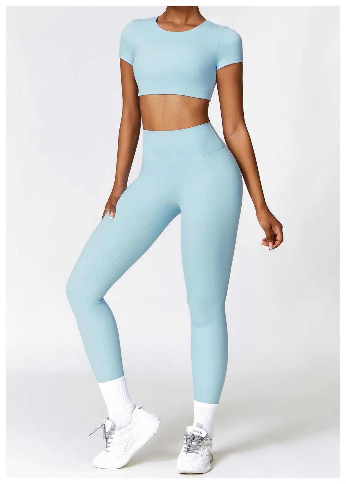 Seamless 2-Piece Yoga & Fitness Set – Nylon, Breathable - Willen