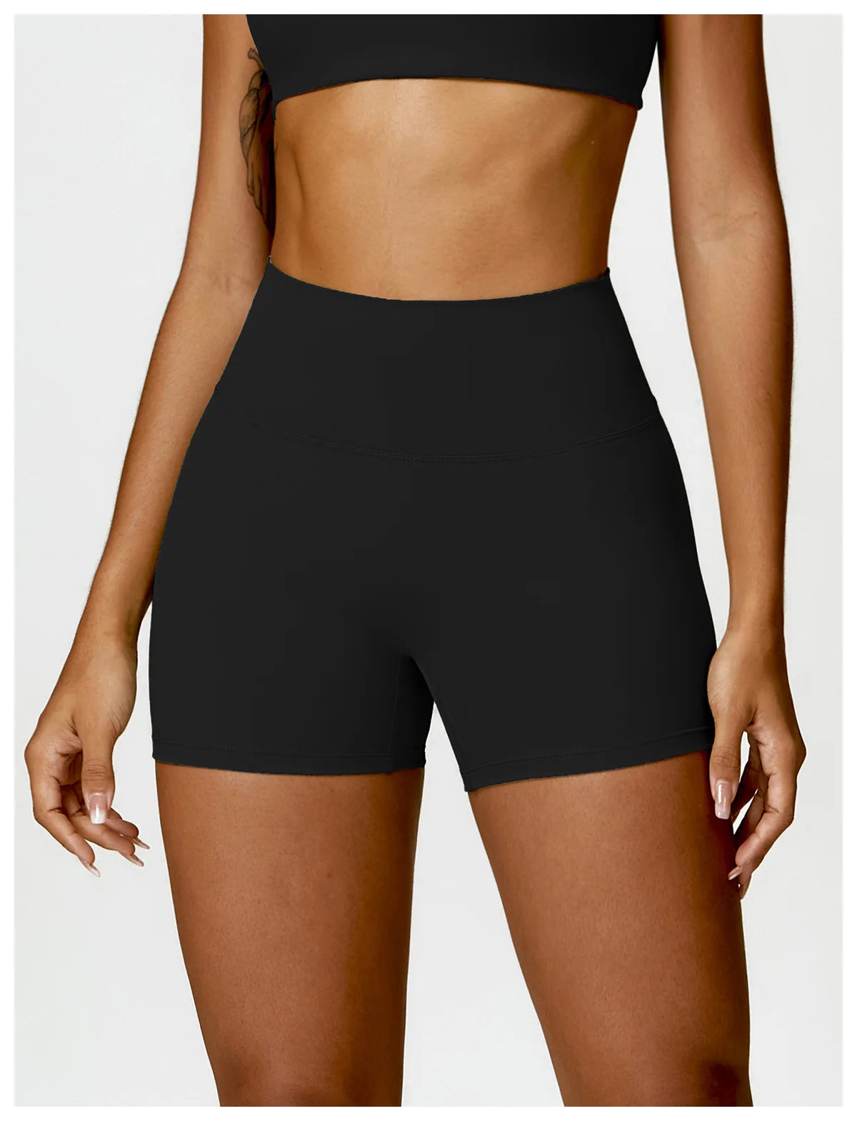 High-Waist Seamless Yoga Shorts – Breathable Stretch Fit for Active Comfort - Willen