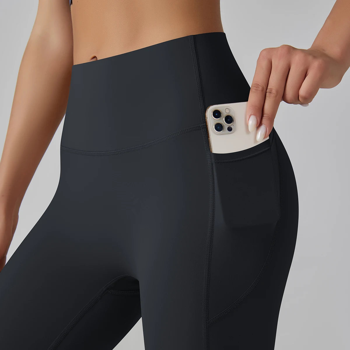High-Waist Yoga Pants – Breathable Nylon-Spandex, Ankle-Length - Willen