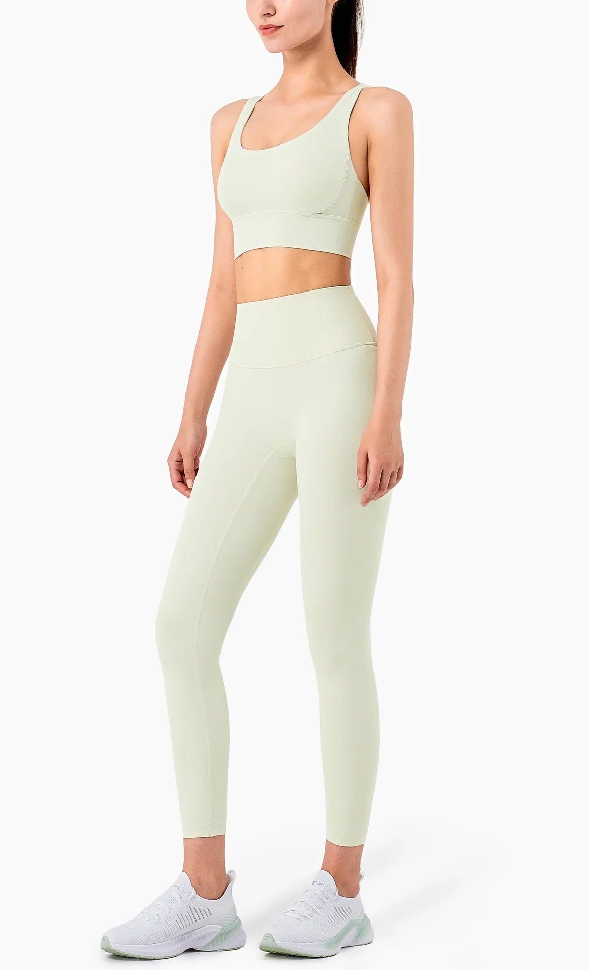 2-Piece Activewear Set – Cross-Back Bra & High-Waist Leggings - Willen