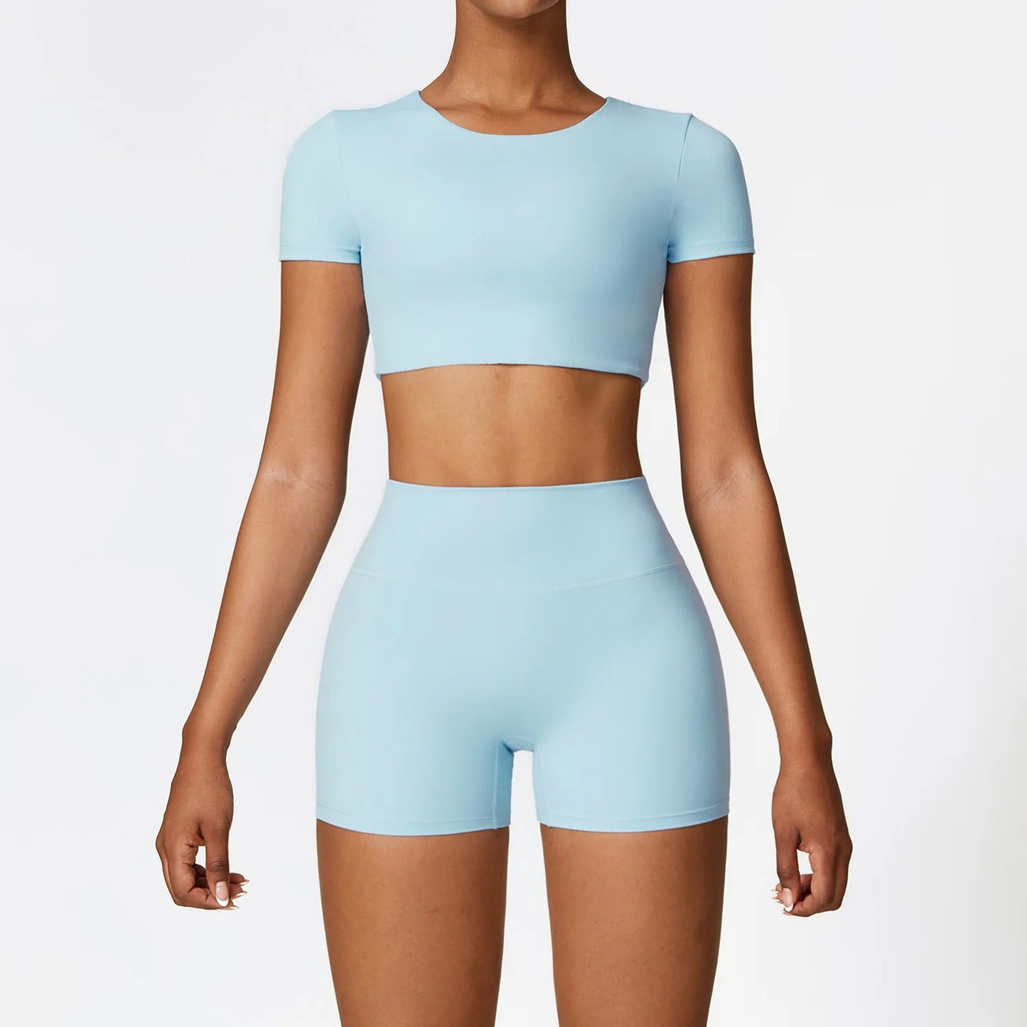 Seamless 2-Piece Yoga & Fitness Set – Nylon, Breathable - Willen