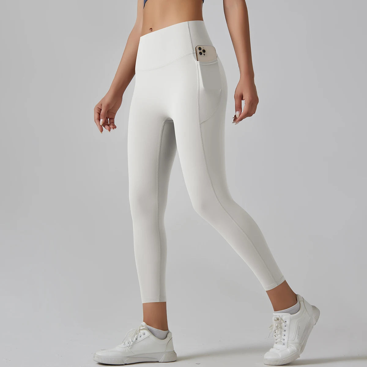 High-Waist Yoga Pants – Breathable Nylon-Spandex, Ankle-Length - Willen