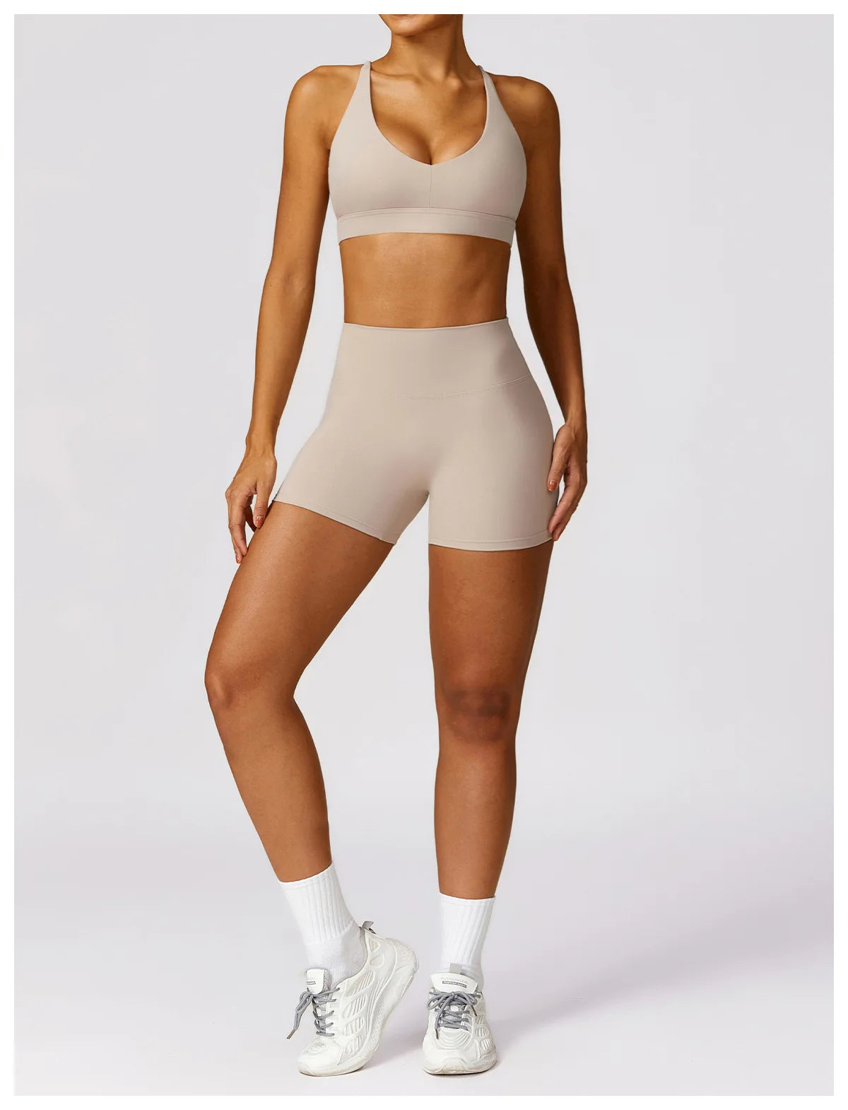 High-Waist Seamless Yoga Shorts – Breathable Stretch Fit for Active Comfort - Willen
