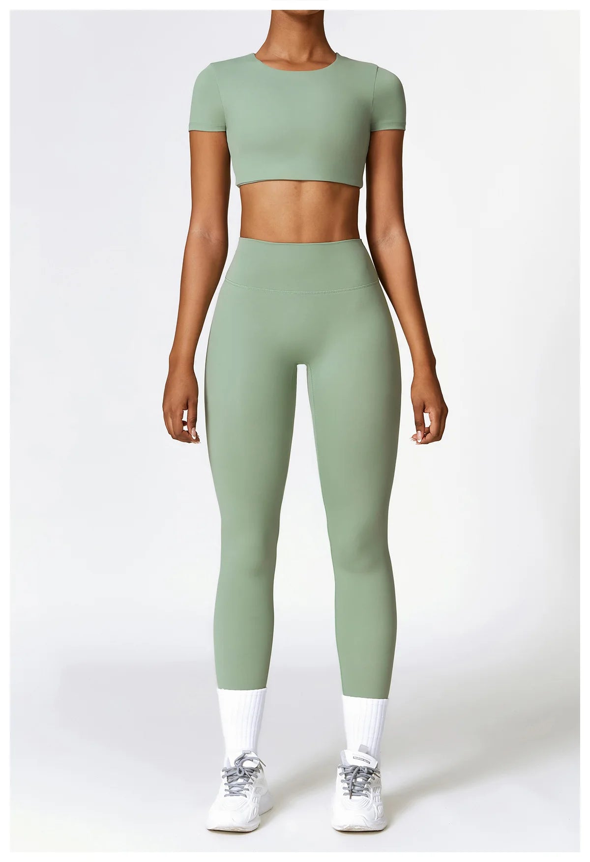 Seamless 2-Piece Yoga & Fitness Set – Nylon, Breathable - Willen