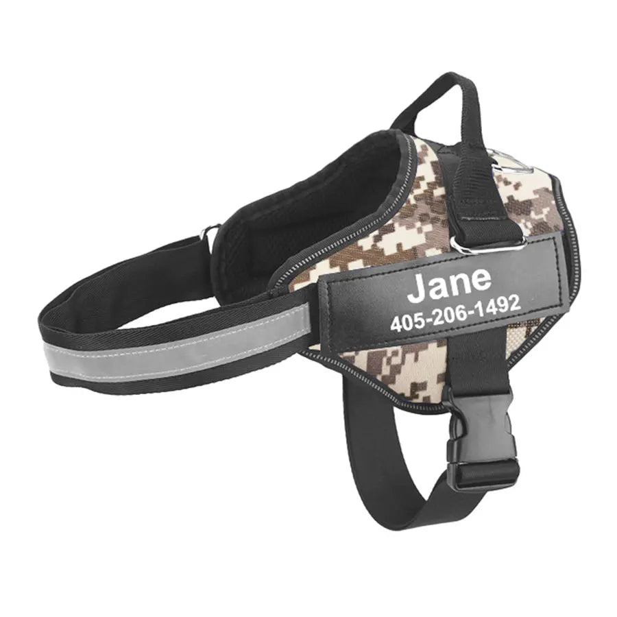 Reflective Dog Harness – Adjustable, Breathable, Padded - Willen