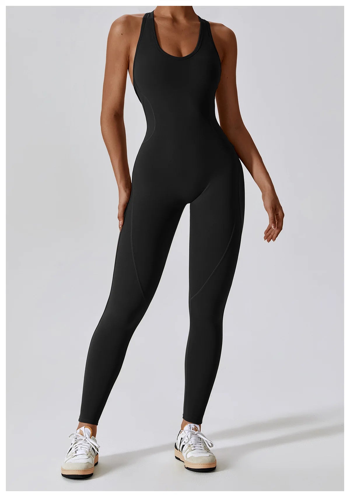 Seamless Workout Bodysuit – Sleeveless, Stretch Nylon-Spandex - Willen