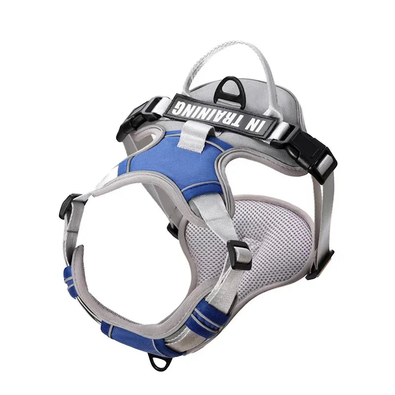 Reflective Adjustable Dog Harness – Breathable, Padded, with Custom Patch - Willen