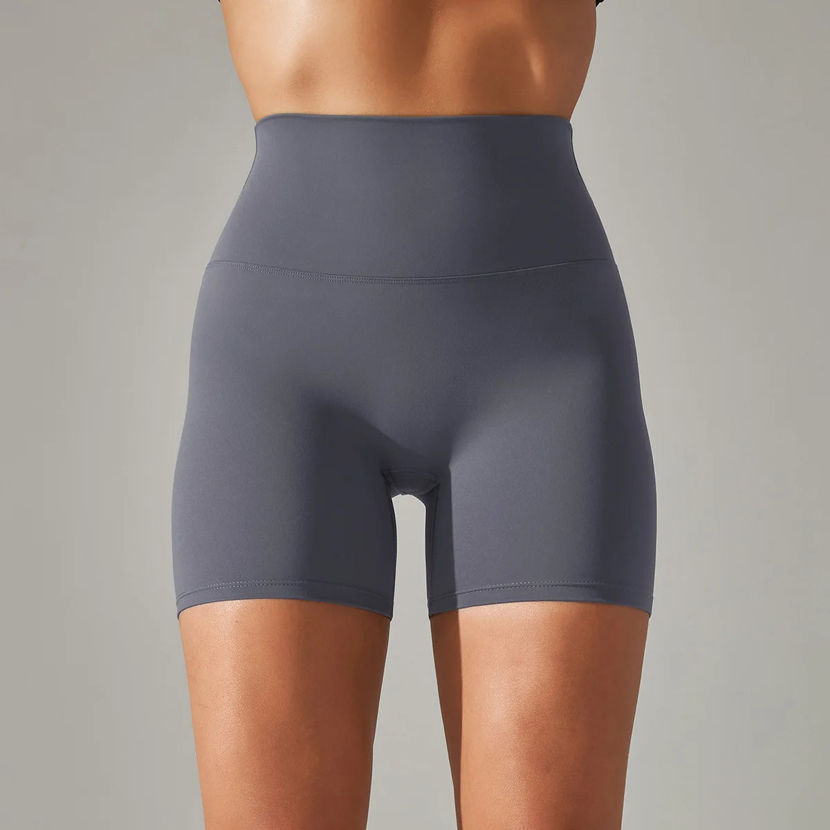 High-Waist Yoga Shorts – Seamless Nylon-Spandex Activewear for Women - Willen