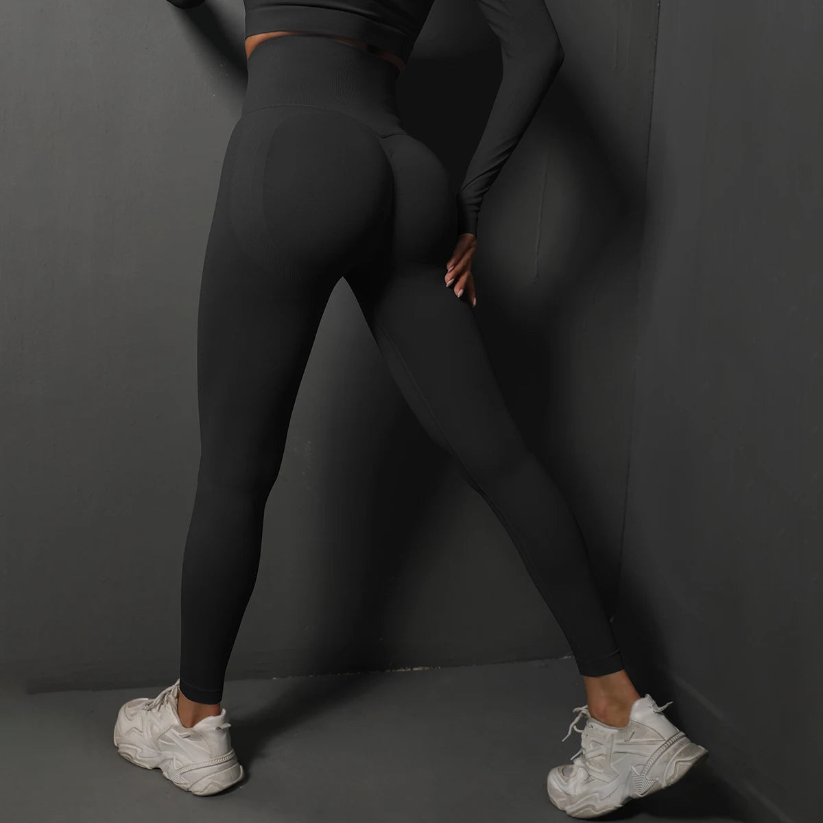 High-Waist Seamless Training Leggings – Nylon-Spandex, Ankle-Length - Willen