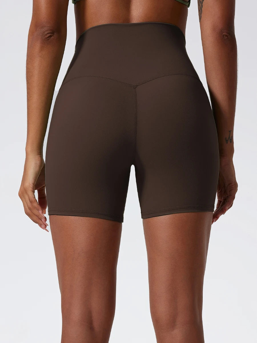 Seamless Yoga Shorts – High-Waist Stretch Design with Breathable Comfort - Willen