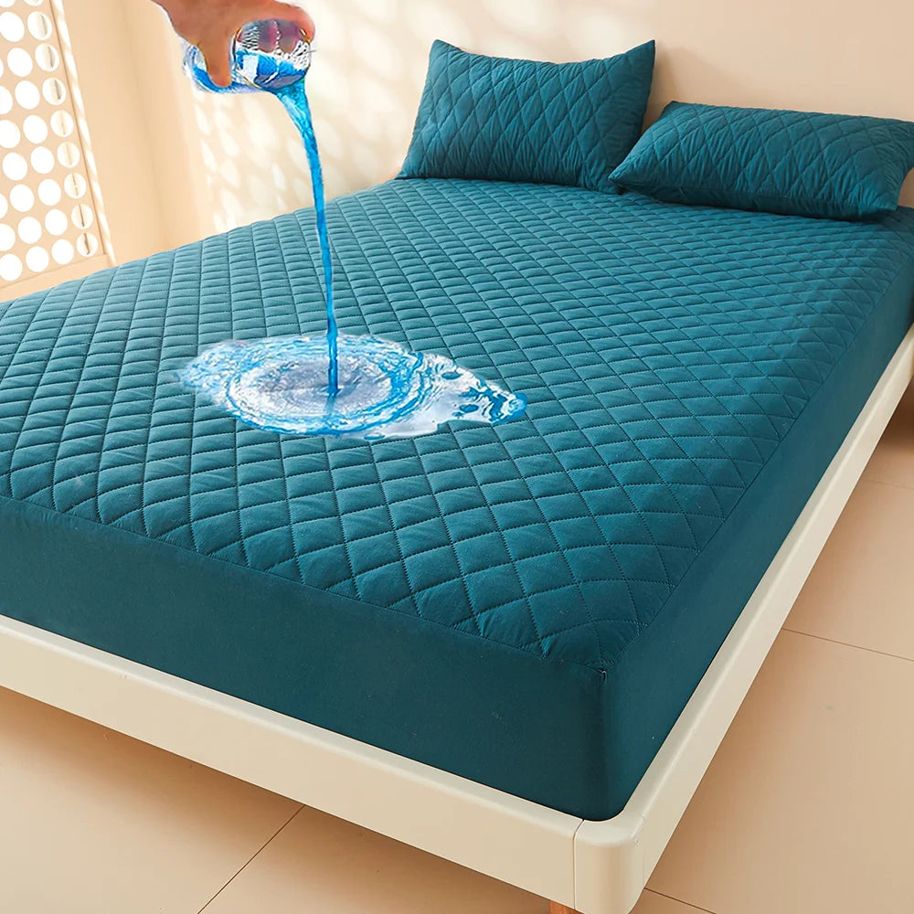 DryGuard 3D Mattress Protector – Waterproof, Breathable Fitted Cover for Home & Travel - Willen