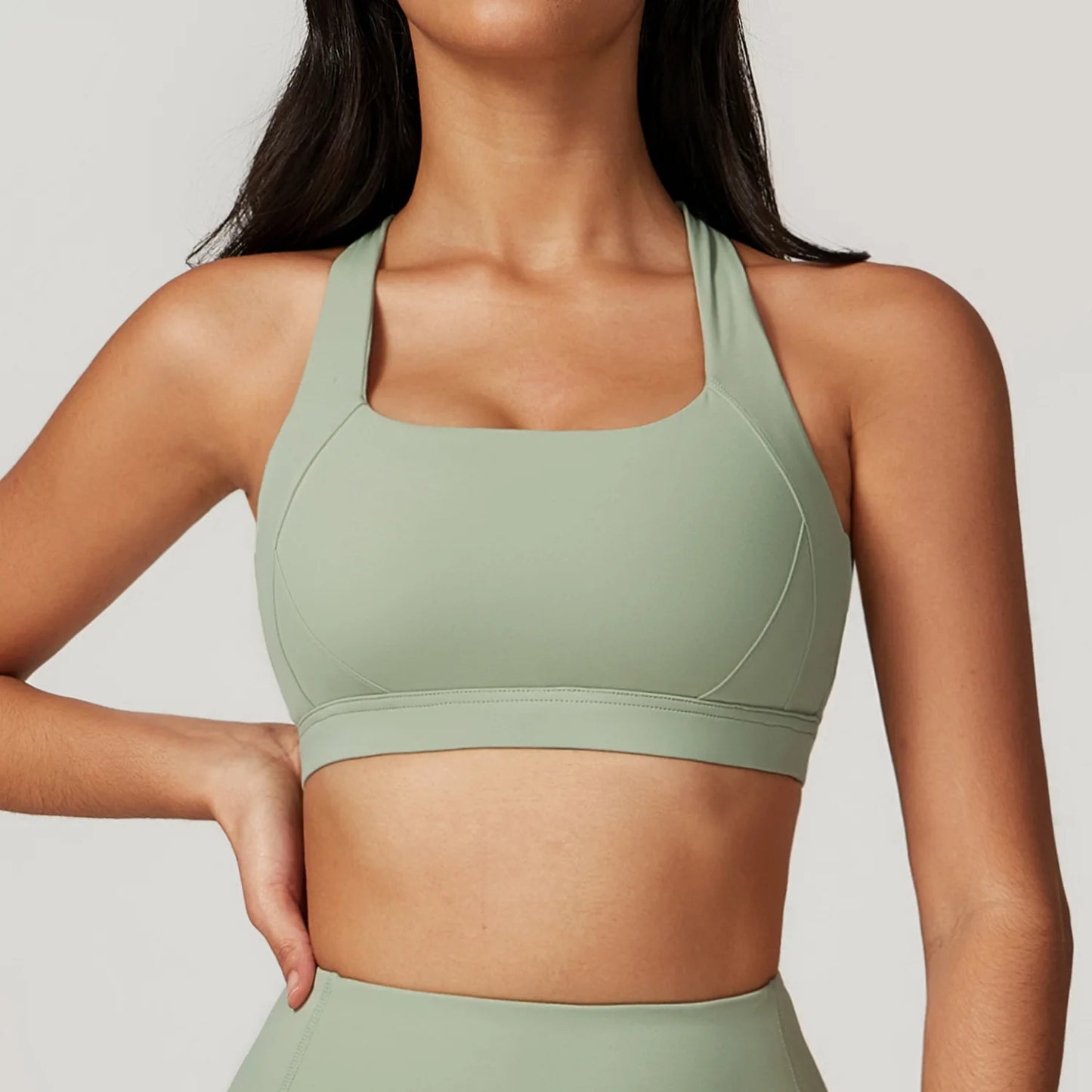 4-Piece Women's Yoga Set – Long Sleeve Sports Outfit with Leggings, Shorts, Bra & Top - Willen