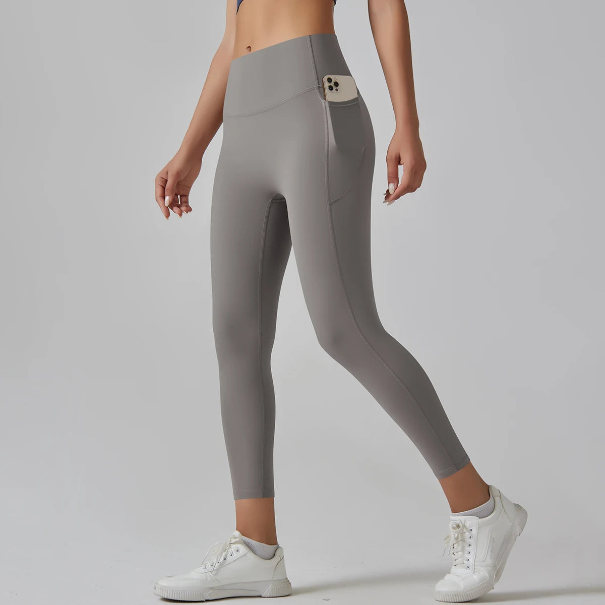 High-Waist Yoga Pants – Breathable Nylon-Spandex, Ankle-Length - Willen