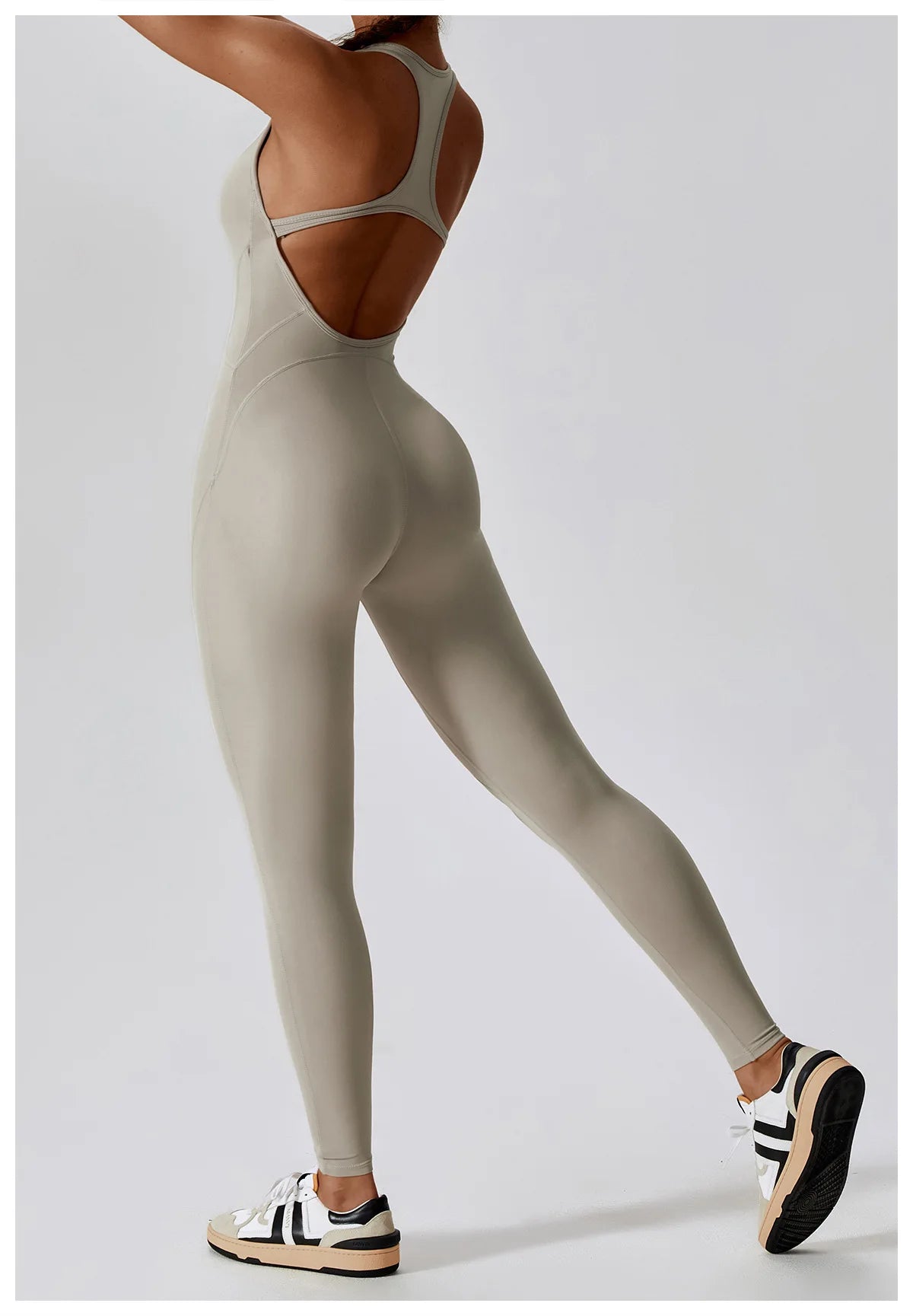 Seamless Workout Bodysuit – Sleeveless, Stretch Nylon-Spandex - Willen
