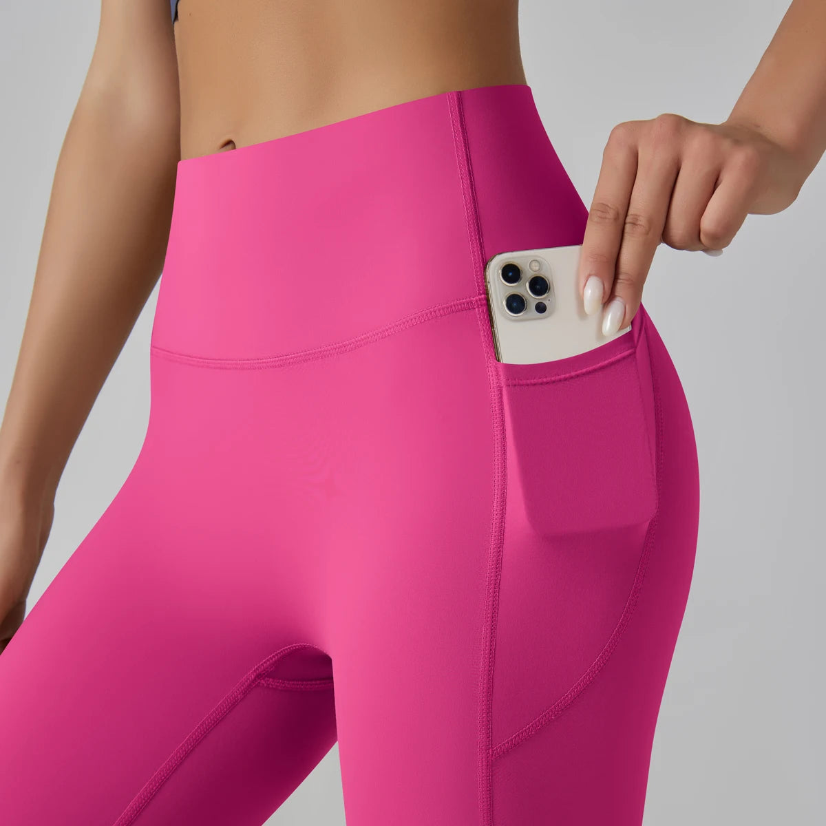 High-Waist Yoga Pants – Breathable Nylon-Spandex, Ankle-Length - Willen