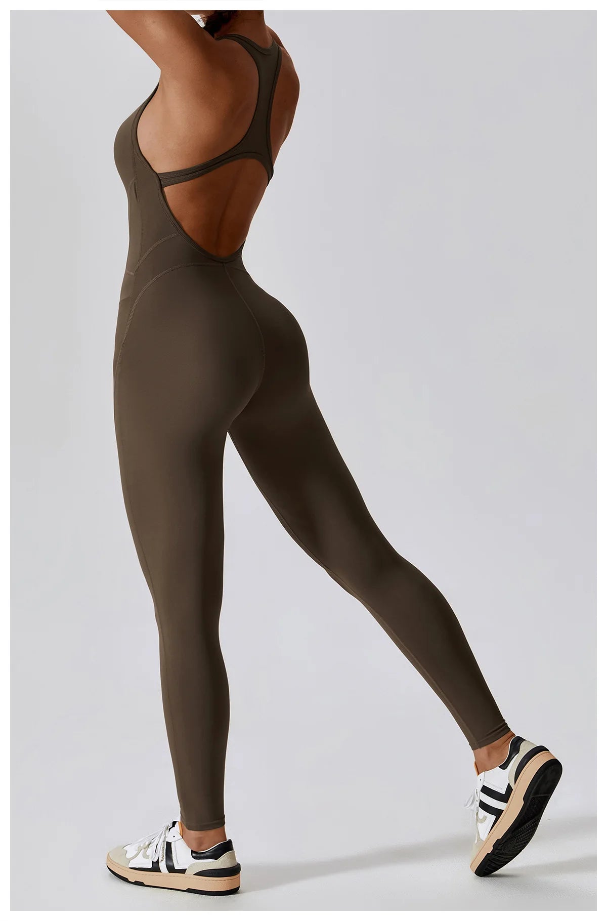 Seamless Workout Bodysuit – Sleeveless, Stretch Nylon-Spandex - Willen