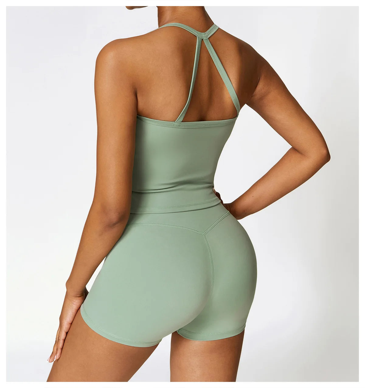 Seamless 2-Piece Yoga & Fitness Set – Nylon, Breathable - Willen