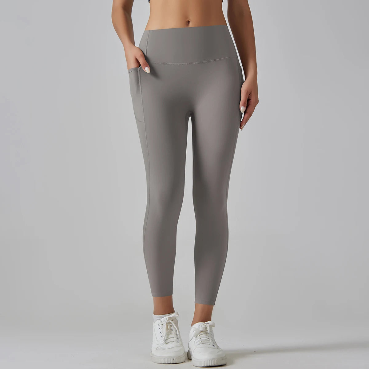 High-Waist Yoga Pants – Breathable Nylon-Spandex, Ankle-Length - Willen