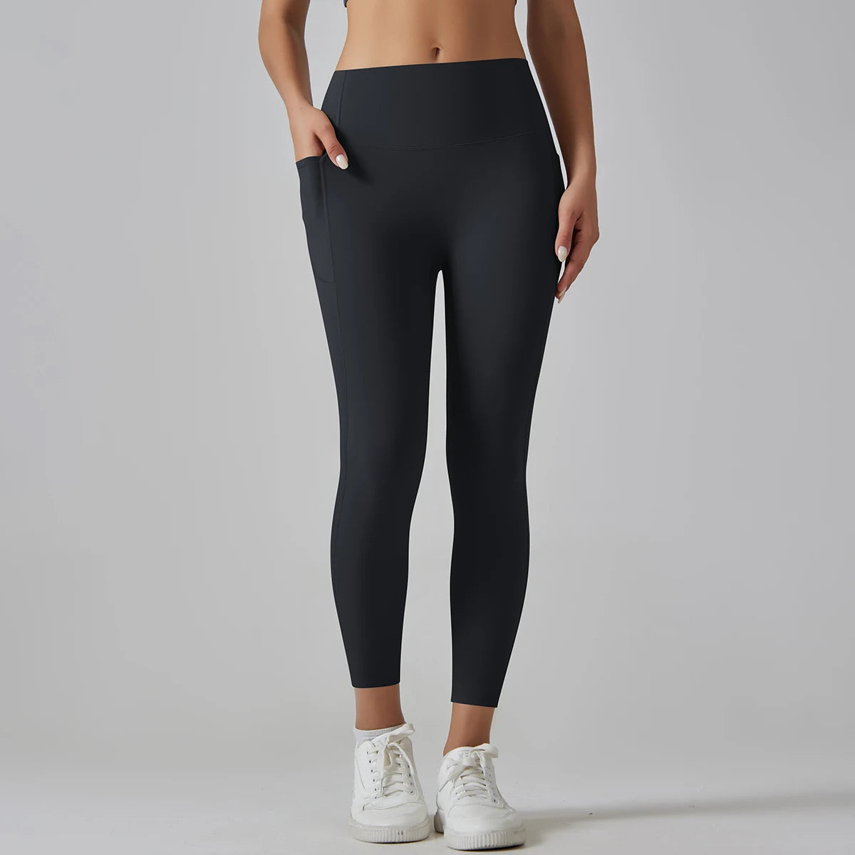 High-Waist Yoga Pants – Breathable Nylon-Spandex, Ankle-Length - Willen