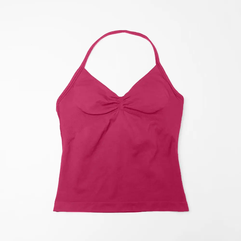Seamless Open Back Tank Top – Lightweight & Flexible Activewear - Willen