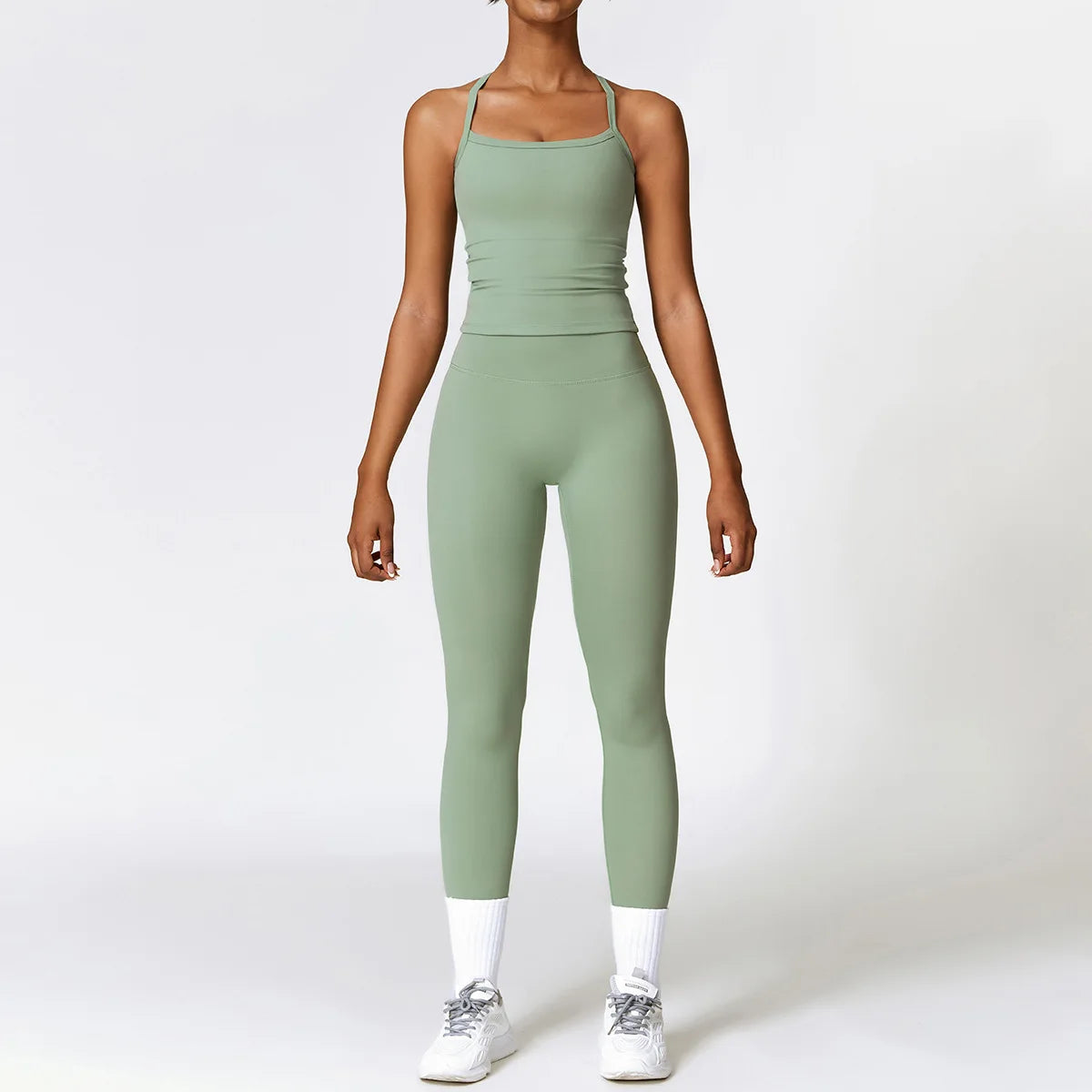Seamless 2-Piece Yoga & Fitness Set – Nylon, Breathable - Willen