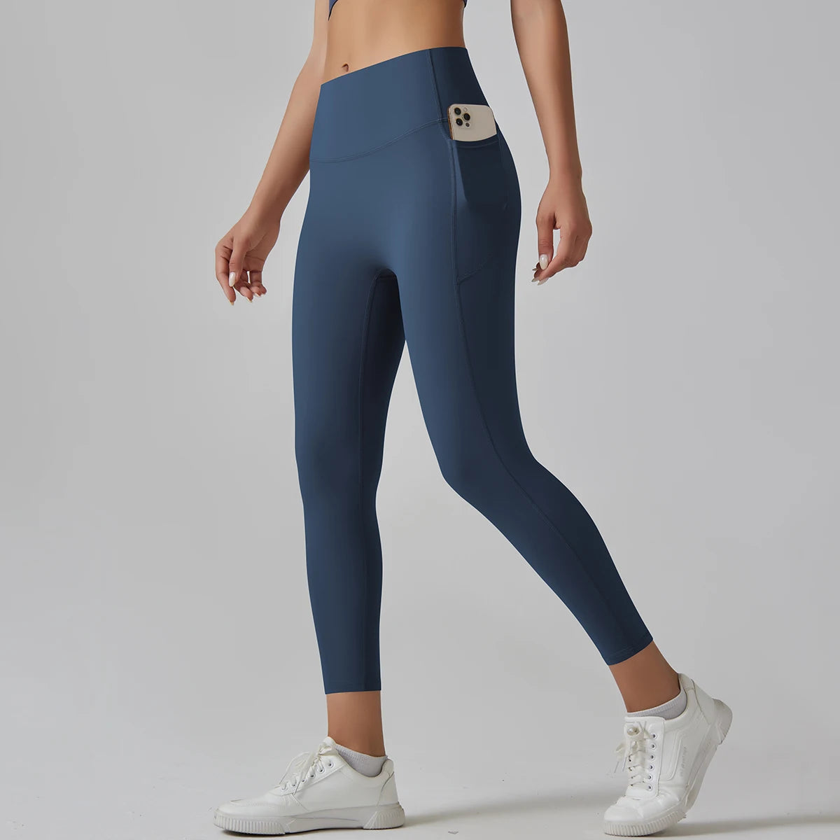 High-Waist Yoga Pants – Breathable Nylon-Spandex, Ankle-Length - Willen