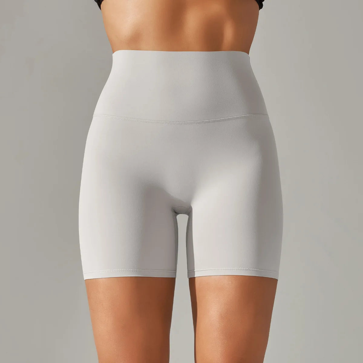 High-Waist Yoga Shorts – Seamless Nylon-Spandex Activewear for Women - Willen