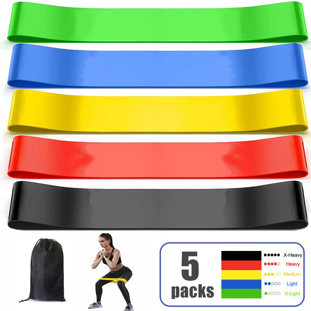 Elastic Resistance Loop Band – Flat Latex Band for Legs & Glutes - Willen