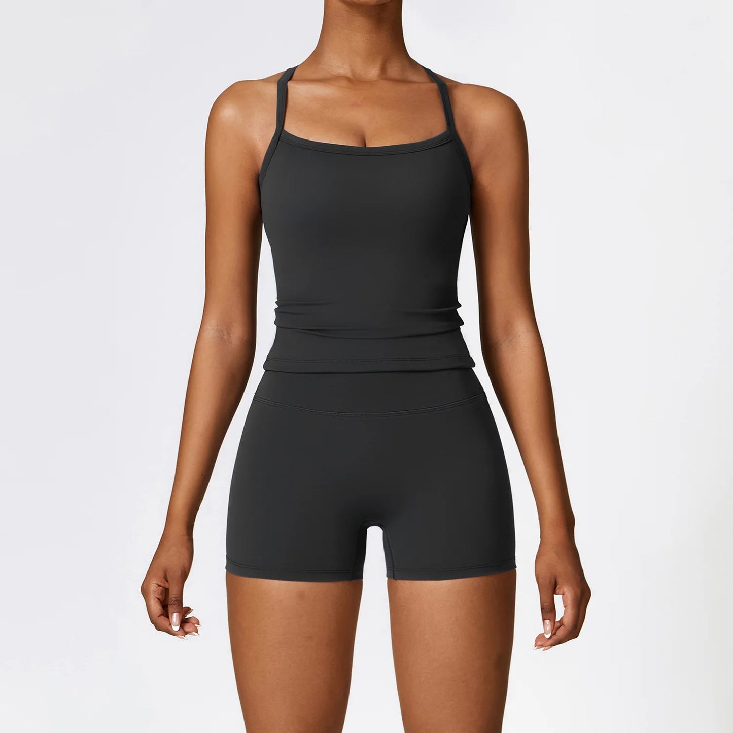 Seamless 2-Piece Yoga & Fitness Set – Nylon, Breathable - Willen