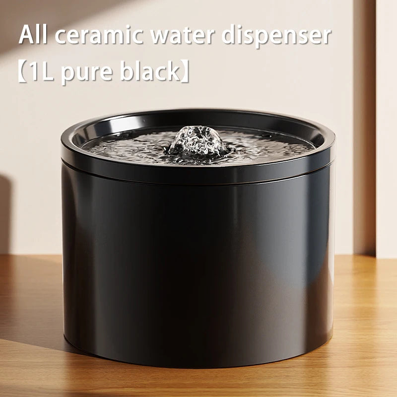 Ceramic Pet Water Fountain – Quiet Circulation, USB-Powered - Willen